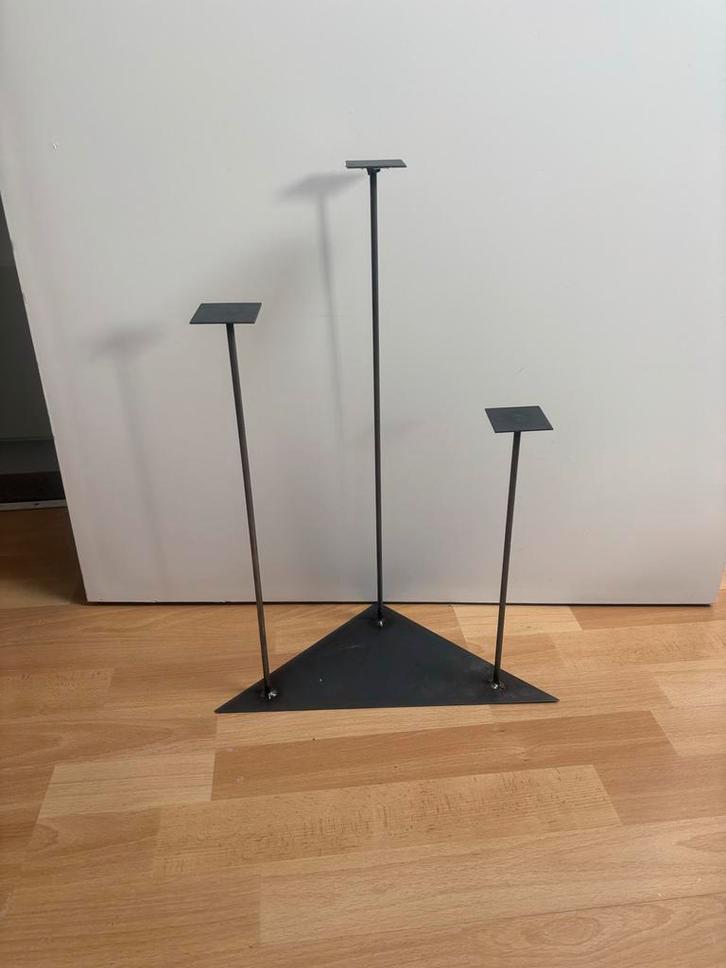 Metalen Decoratie Standaard - Modern Design, Huis en Inrichting, Woonaccessoires | Overige, Gebruikt, Ophalen