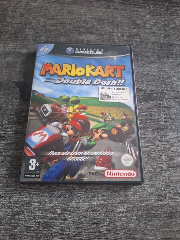 Mario kart double dash met zelda bonusdisc, Spelcomputers en Games, Games | Nintendo GameCube, Ophalen, Racen en Vliegen, Zo goed als nieuw
