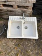 Antieke wastafel, Ophalen of Verzenden, Zo goed als nieuw, Wastafel