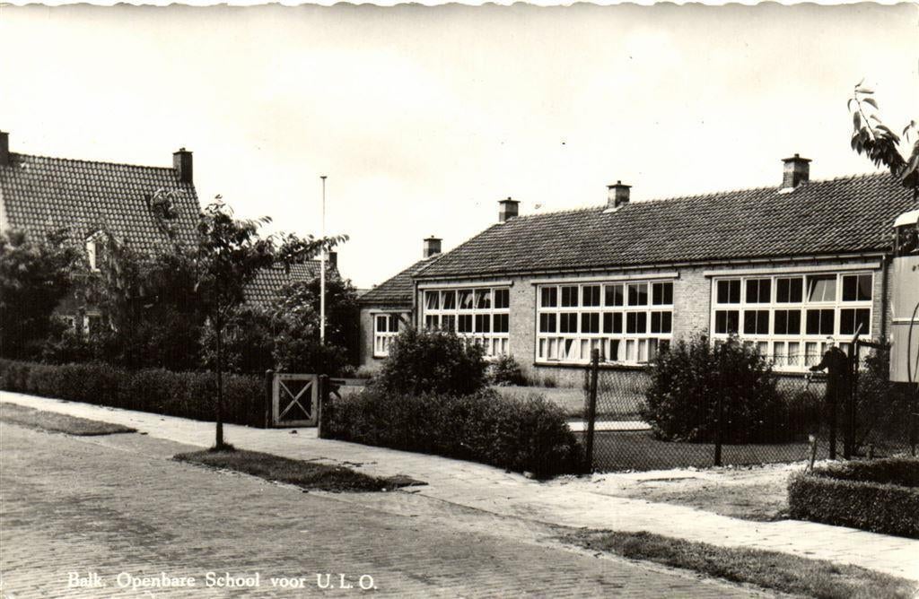 Balk, Openbare School voor U.L.O. - ongelopen, Ophalen of Verzenden, Voor 1920, Ongelopen, Friesland
