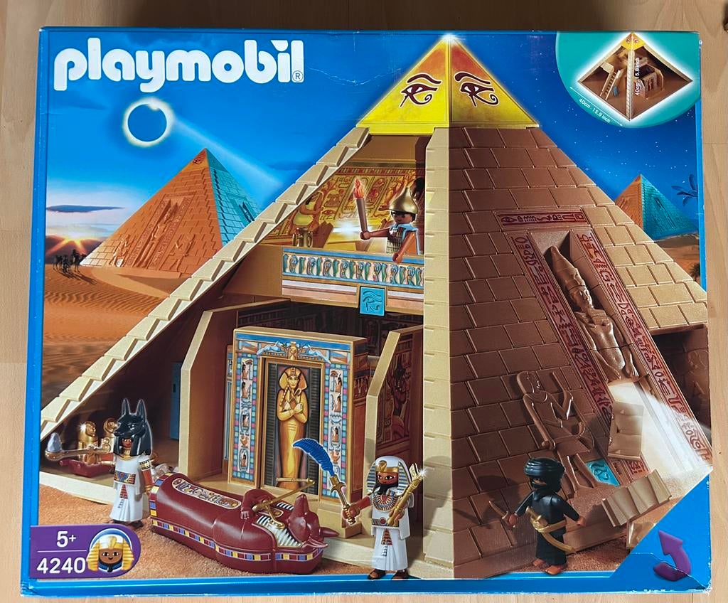 Playmobil Pyramide -4240- Compleet met orginele doos, Kinderen en Baby's, Speelgoed | Playmobil, Ophalen of Verzenden, Gebruikt