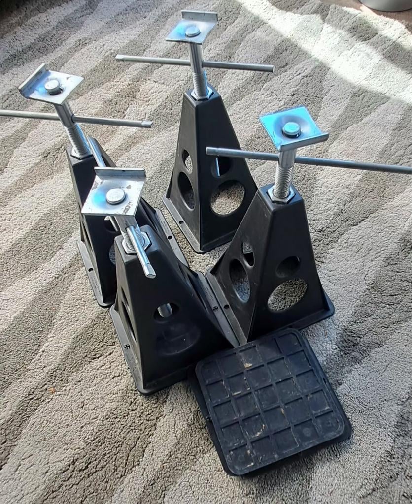 Camper, caravan of aanhanger steunen., Caravans en Kamperen, Camper-accessoires, Ophalen of Verzenden