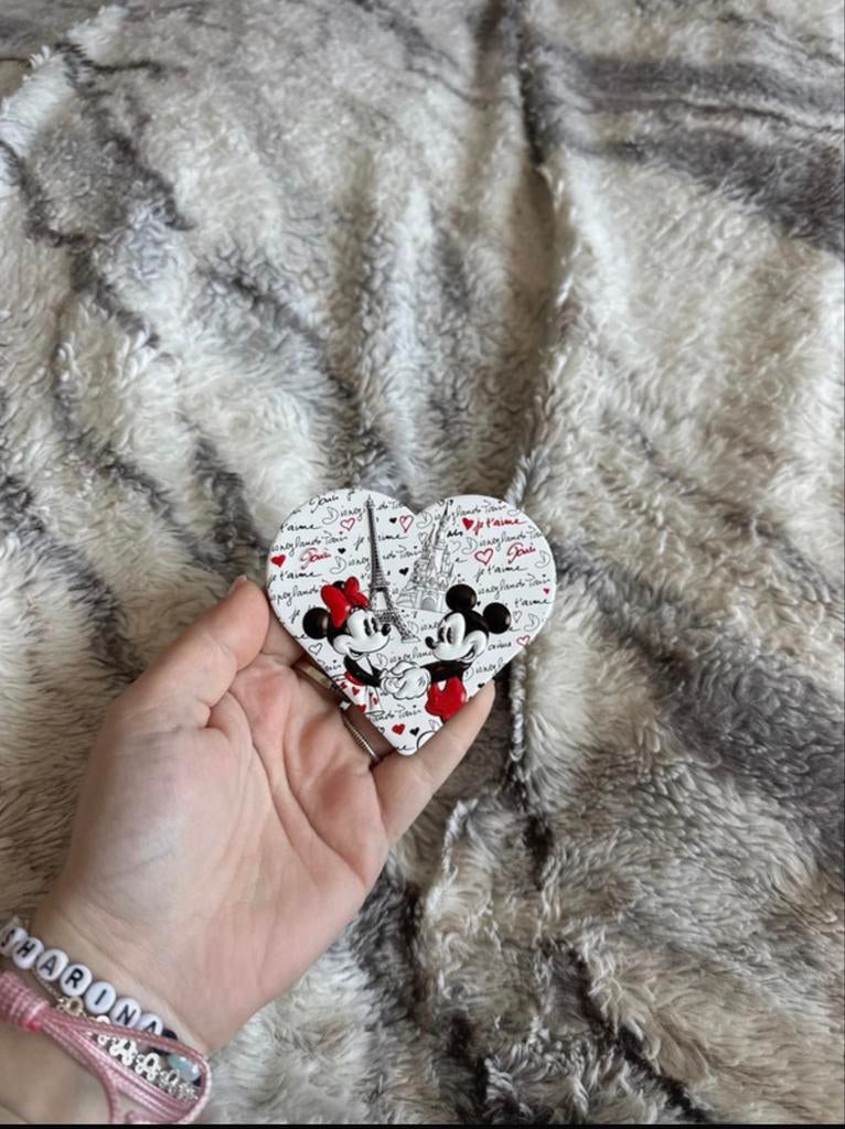 Mickey & Minnie Mouse magneet Disneyland Parijs, Verzamelen, Disney, Ophalen of Verzenden, Mickey Mouse, Zo goed als nieuw, Overige typen