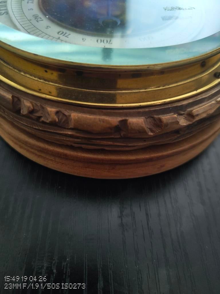 Antieke Barometer Wilh. Senden, Audio, Tv en Foto, Weerstations en Barometers, Ophalen of Verzenden