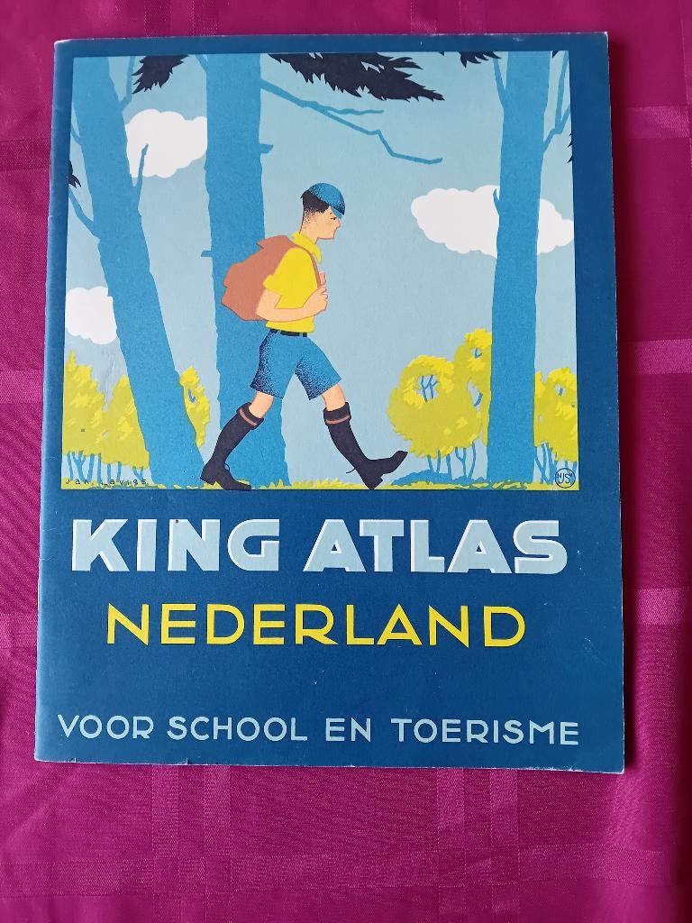 King Atlas Nederland, Boeken, Atlassen en Landkaarten, King Fabrieken Tonnema, Overige atlassen, Ophalen of Verzenden, Zo goed als nieuw