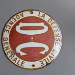 Emaille bord nr 30, Ophalen, Zo goed als nieuw, Reclamebord