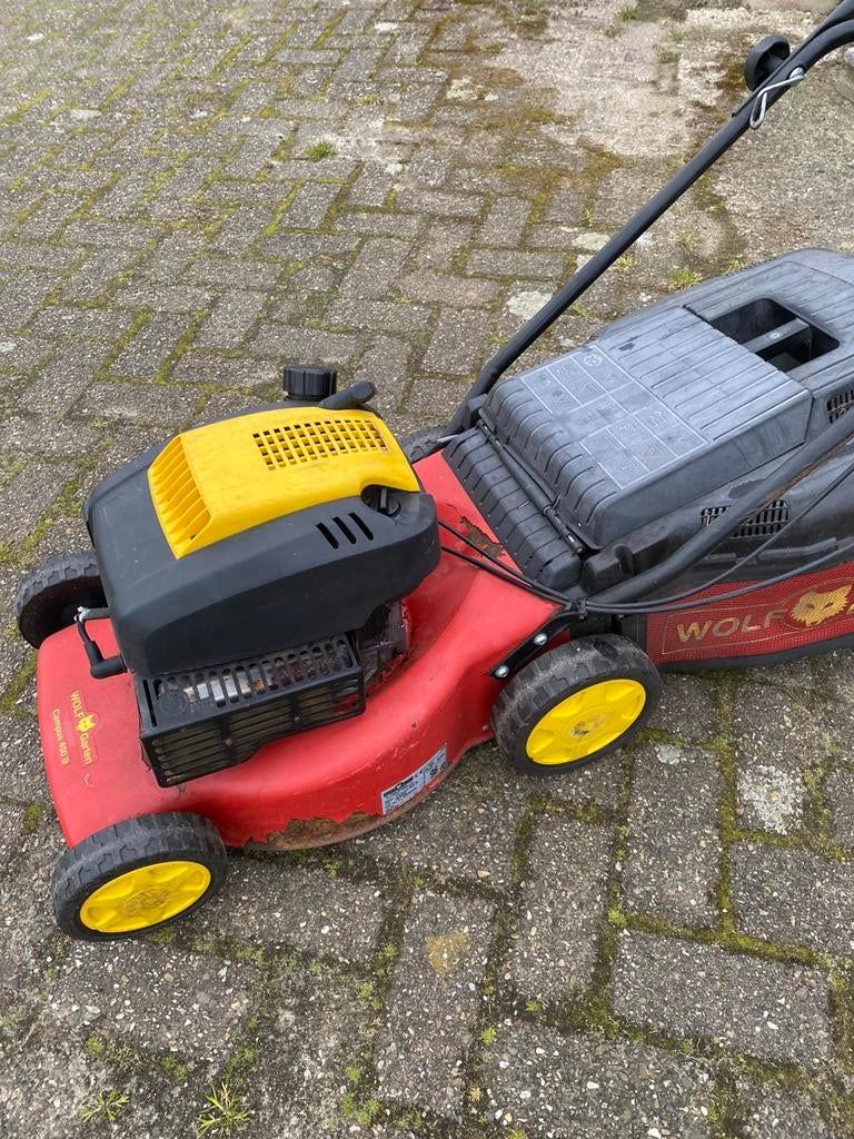 Benzine maaier, Ophalen, Gebruikt