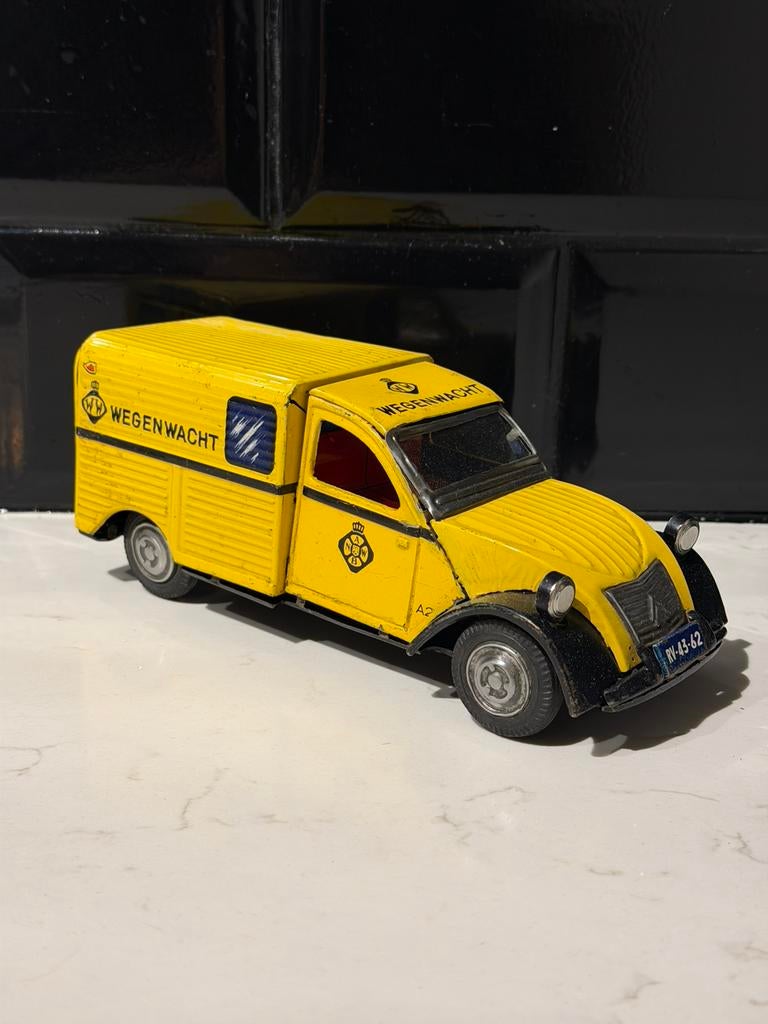 Aoshin Citroën 2CV “Wegenwacht” zeldzaam!, Antiek en Kunst, Ophalen of Verzenden