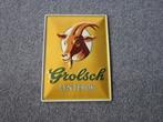 GROLSCH BLIKKEN RECLAMEBORDEN, Ophalen, Zo goed als nieuw, Reclamebord, Plaat of Schild, Grolsch