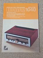 Vintage Folder Luxman R-1040 Receiver, Ophalen of Verzenden, Gelezen