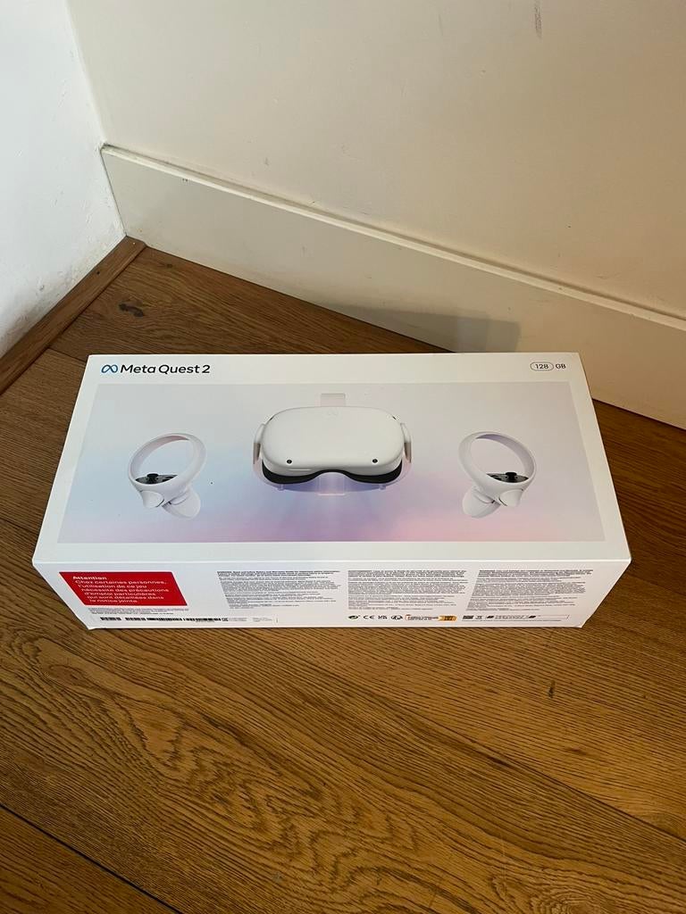 Oculus quest 2 128GB, Spelcomputers en Games, Virtual Reality, Ophalen, Zo goed als nieuw, VR-bril, Overige platformen