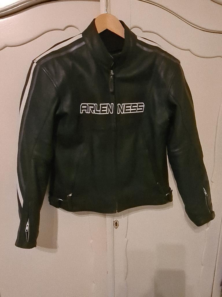 Leren Motorjas Vintage, Heren, Jas | leer, Ophalen of Verzenden, Arlen ness