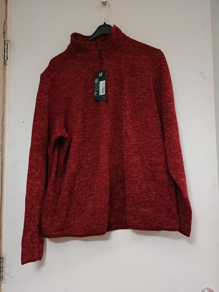 Human Nature Fleece Jack Burgundy maat 46 (XXXL) Nieuw, Maat 46/48 (XL) of groter, Nieuw, Ophalen of Verzenden, Human Nature