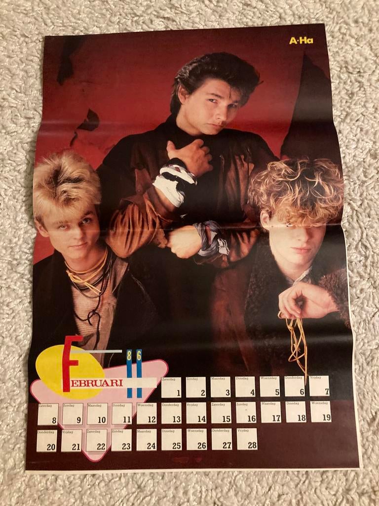 Poster A3 formaat A HA, Ophalen of Verzenden, Zo goed als nieuw, A1 t/m A3