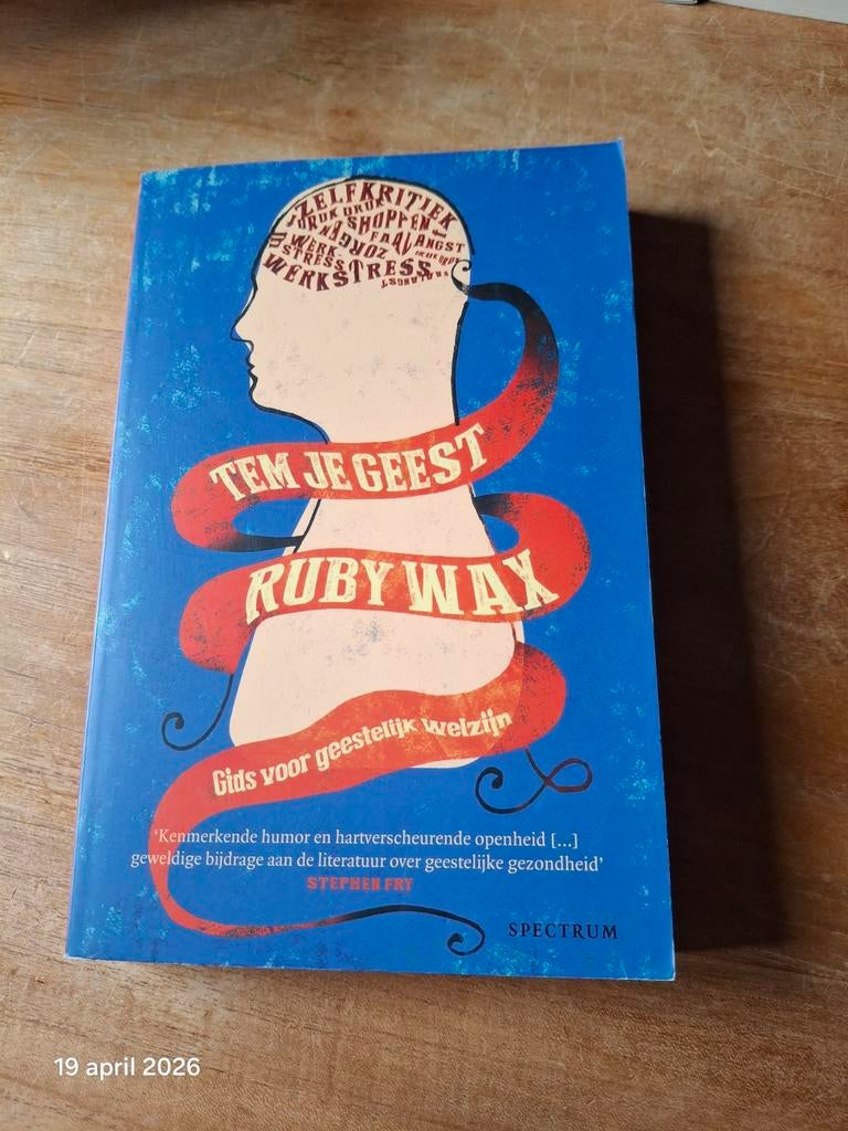 Ruby Wax - Tem je geest, Ophalen, Zo goed als nieuw, Ruby Wax