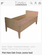 Piet Hein Eek design juniorkinderbed met matras / toebehoren, Ophalen, 70 tot 85 cm, 140 tot 160 cm, Zo goed als nieuw