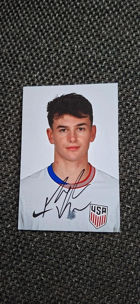 Foto met handtekening; Taylor Booth #2 FC Twente, Ophalen of Verzenden, Nieuw, F.C. Twente, Overige typen