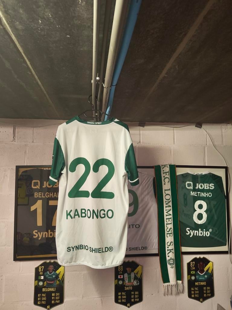 Match worn shirt - Christophe Kabongo / Lommel SK 21-2, Verzamelen, Sportartikelen en Voetbal, Ophalen of Verzenden, Zo goed als nieuw