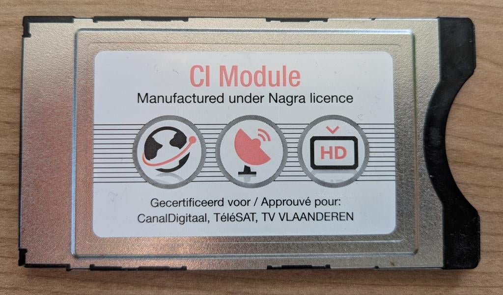 CI Module Nagra licentie voor CanalDigitaal, Ophalen of Verzenden, Zo goed als nieuw, Decoder