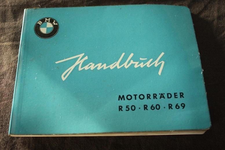 BMW R50 R60 R69 1960 motorrad handbuch, Motoren, Ophalen of Verzenden, BMW