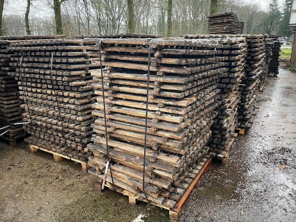 Grote partij, Hardhouten roosters, Brandhout, Gebruikt, Ophalen of Verzenden, Plank, 50 mm of meer