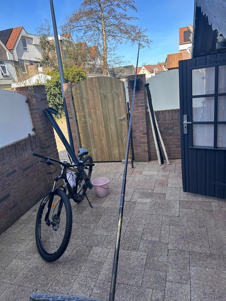 Silstar keflar diaflex hengel. 12,5 mtr, Watersport en Boten, Ophalen, Zo goed als nieuw, Vaste hengel