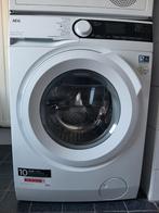 Wasmachine AEG, Witgoed en Apparatuur, Wasdrogers, Ophalen, Gebruikt, Condens, 85 tot 90 cm