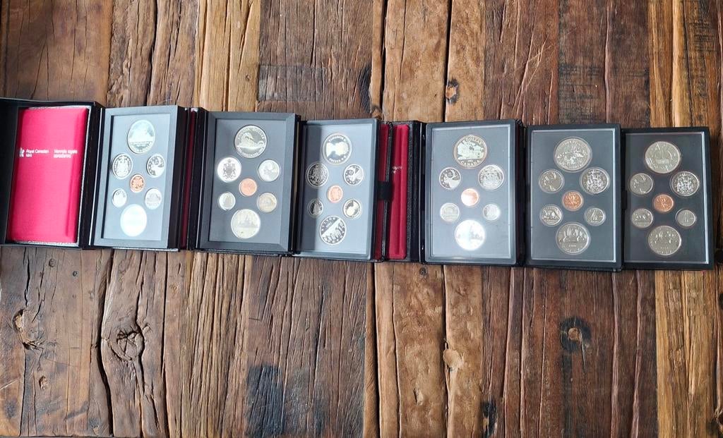 Canadese muntsets, Ophalen of Verzenden, Noord-Amerika, Setje, Zilver