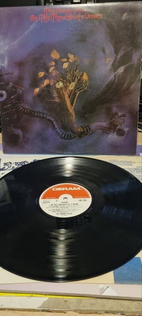 The Moody Blues 1968 On  the Threshold of a dream, Ophalen of Verzenden, Gebruikt, 12 inch, Progressive