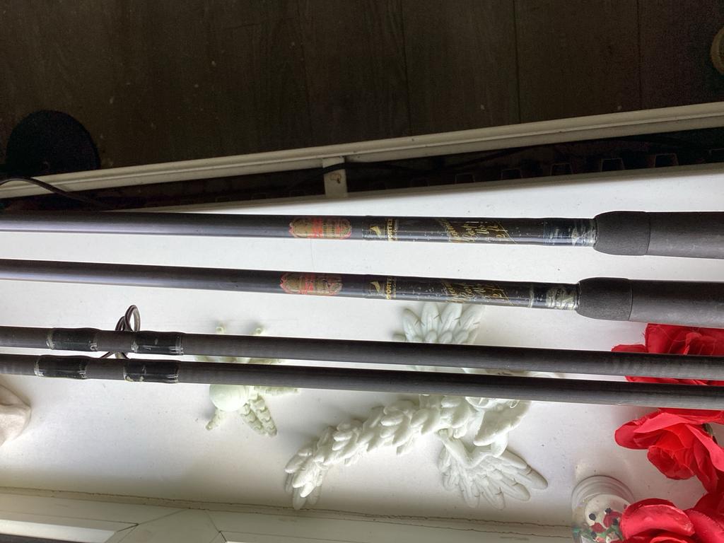 Zelfbouw tophengels Wout van Leeuwen Sportex 12ft 3lb, Watersport en Boten, Ophalen, Gebruikt, Werphengel