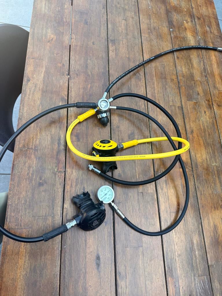 Apeks Ademautomaat Set met Oceanic Manometer en Octopus, Ophalen of Verzenden, Zo goed als nieuw, Overige typen