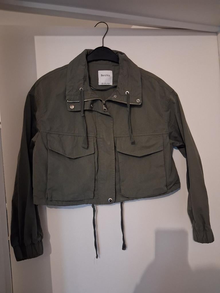 Bershka jas voor lente maat S, Overige kleuren, Zo goed als nieuw, Maat 36 (S), Bershka