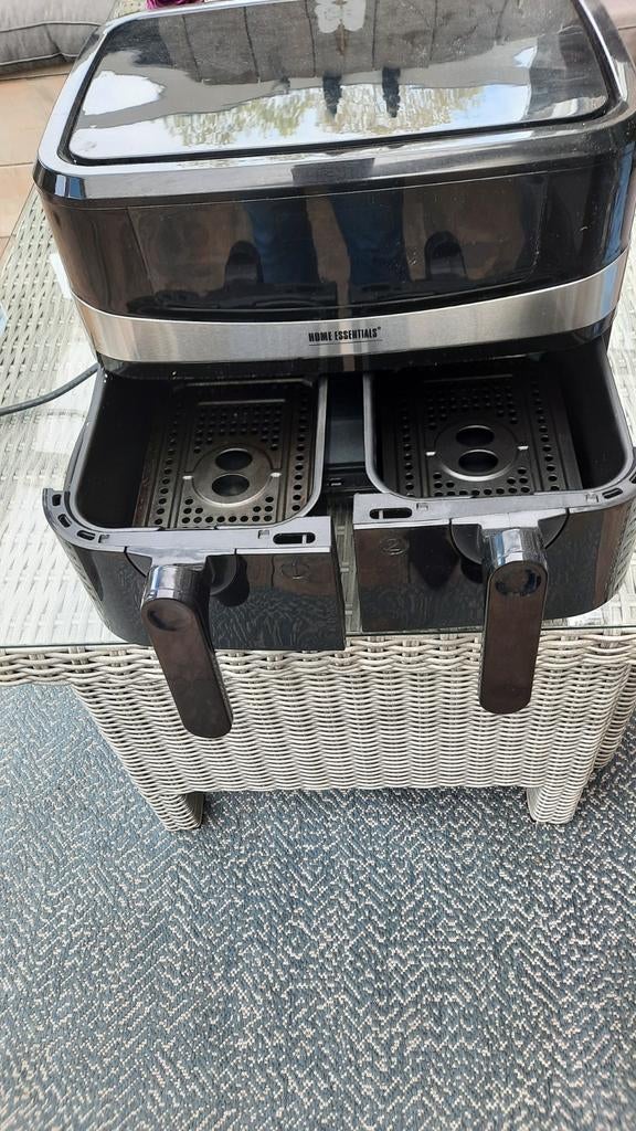 Dubbele Airfryer - Zo goed als nieuw, Witgoed en Apparatuur, Airfryers, Ophalen