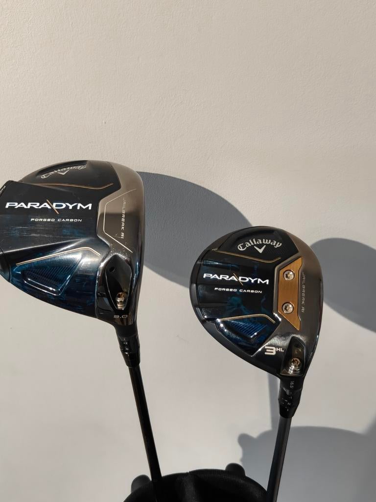 Callaway paradym driver+ houten 3 HL. Hzrdus 6.0 stiff shaft, Sport en Fitness, Golf, Ophalen of Verzenden, Zo goed als nieuw