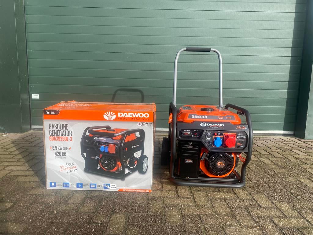 Deawoo GDAX9250E beninze generator 6,5 kw, Ophalen of Verzenden