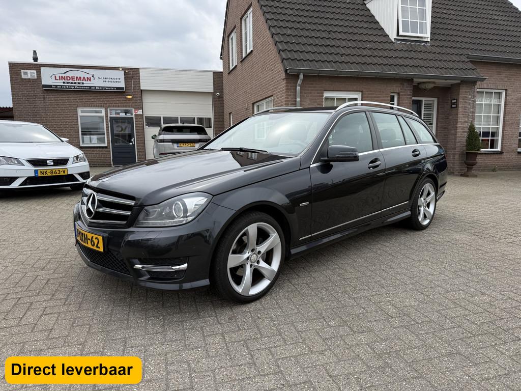 Mercedes-Benz C-Klasse Estate 180 Avantgarde Aut. AMG-Pakket, Auto's, Automaat, Achterwielaandrijving, Zwart, C-Klasse