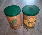 Tomado vintage opbergblikken rozen set met deksel, Verzamelen, Blikken, Ophalen of Verzenden, Gebruikt, Overige, Overige merken