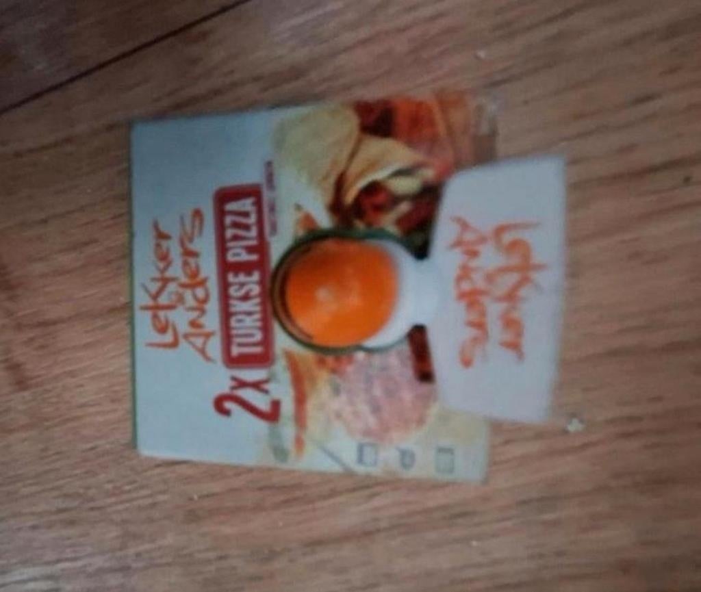 Reclame auto Lekker Anders Turkse Pizza 2013, Ophalen of Verzenden, Gebruikt, Reclamebord