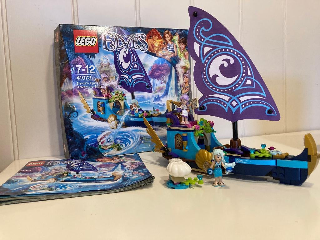 LEGO Elves 41073 - Naida’s Epische Avonturenschip Compleet!, Ophalen, Lego, Friends, Zo goed als nieuw