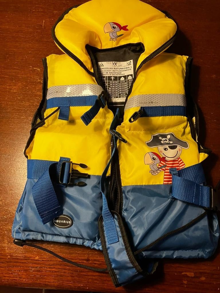 Aquarius Zwemvest Kind (58-76 cm), Kind, Ophalen of Verzenden, Zo goed als nieuw, Reddingsvest of Zwemvest