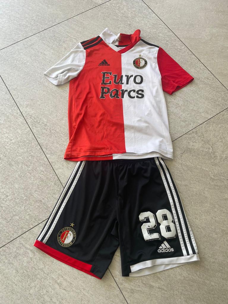 Feyenoord Thuistenue Toornstra #28 - maat 164, Ophalen of Verzenden, Gebruikt, Jongen, Shirt of Longsleeve