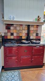 Mooi AGA fornuis, Witgoed en Apparatuur, Fornuizen, Ophalen, Gebruikt, Warmhoudplaat, 60 cm of meer