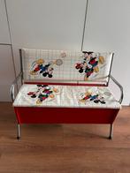 Vintage Disney Mickey Mouse bankje, Ophalen, Gebruikt, Stoel(en)