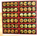 Decalcomanie toverlantaarn plaatjes 12 stuks, Antiek en Kunst, Ophalen of Verzenden