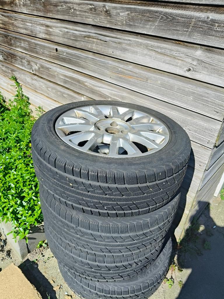 Gebruikte velgen met winterbanden 195 /55/ 16, Ophalen, Gebruikt, Renault