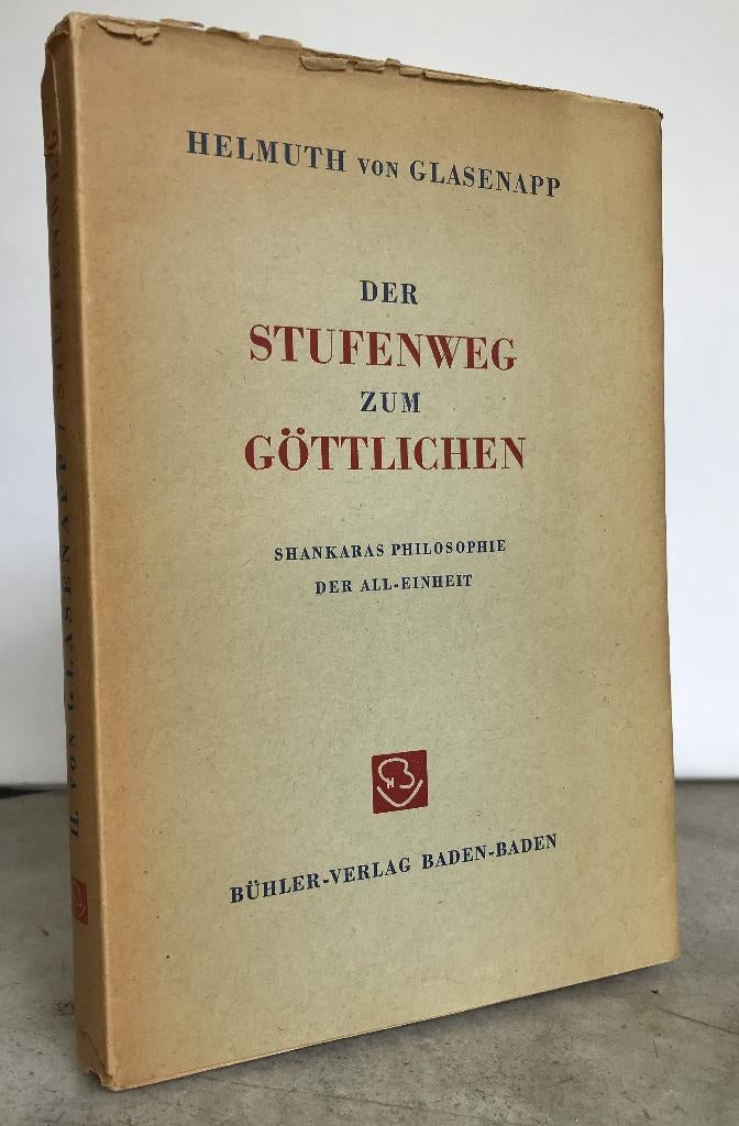 Glasenapp, H. von - Der Stufenweg zum Göttlichen (1948, 1e), Antiek en Kunst, Antiek | Boeken en Bijbels, Ophalen of Verzenden