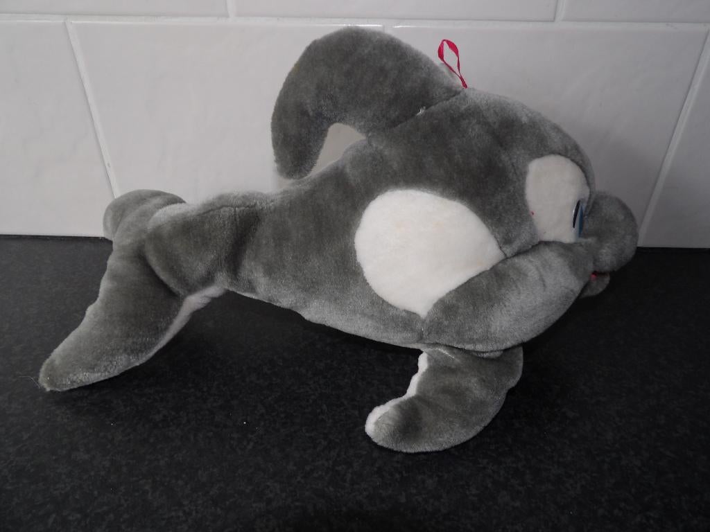 nieuw knuffel dolfijn (ong 40 cm), Overige typen, Grijs, Nieuw, Ophalen of Verzenden