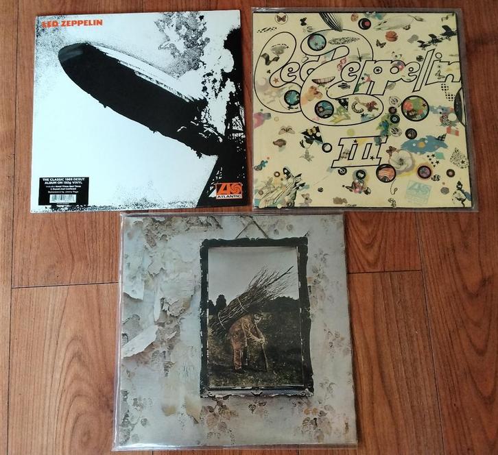 Lp's Collectie Led Zeppelin 70's Japan Germany LEES GOED, Cd's en Dvd's, Vinyl | Hardrock en Metal, Gebruikt, Ophalen of Verzenden