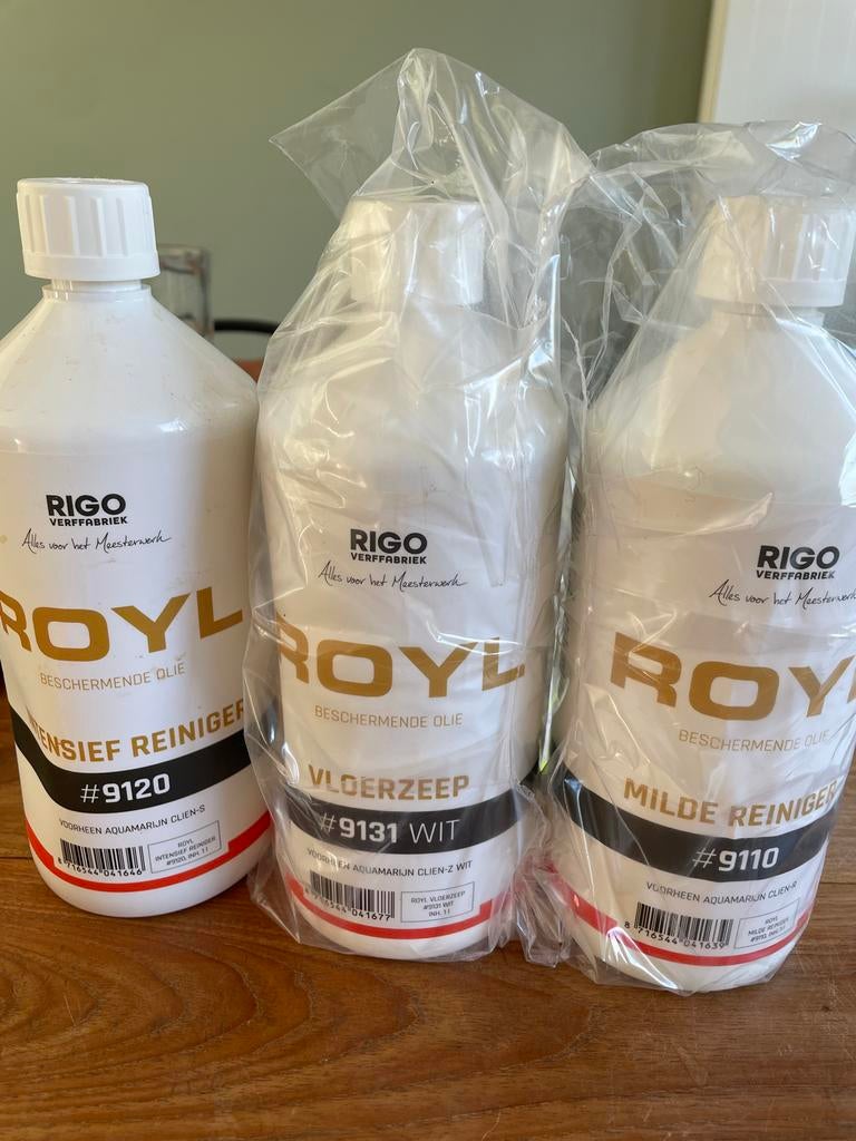 Rigo Royl onderhoudsproducten voor een vloer in de olie, Minder dan 5 liter, Ophalen, Nieuw, Wit