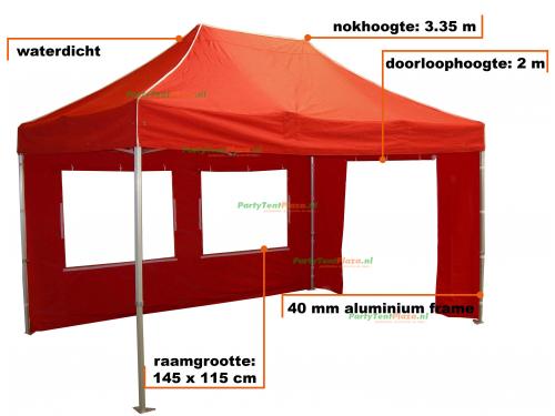4,5x3 Easy Up Tent – Meer Ruimte, Zelfde Gemak, Opvouwbaar, Partytent, Minder dan 4 meter, Nieuw